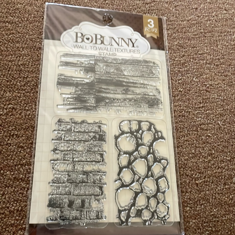 Wall texture acrylic stamps